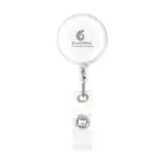 BadgeClip badgehouder, transparant - wit