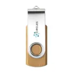 USB Twist Bamboo from stock 16 GB, bamboe