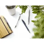 Printed Recycled Aluminium Brady Soft Touch Pen Blue Ink — product photo 6
