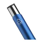 Printed Ebony Recycled Aluminium Pens Blue Ink Metallic — product photo 9