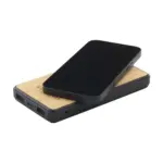 Boru Bamboo RCS Recycled ABS Powerbank Wireless Charger — productfoto 2
