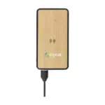 Boru Bamboo RCS Recycled ABS Powerbank Wireless Charger — productfoto 3