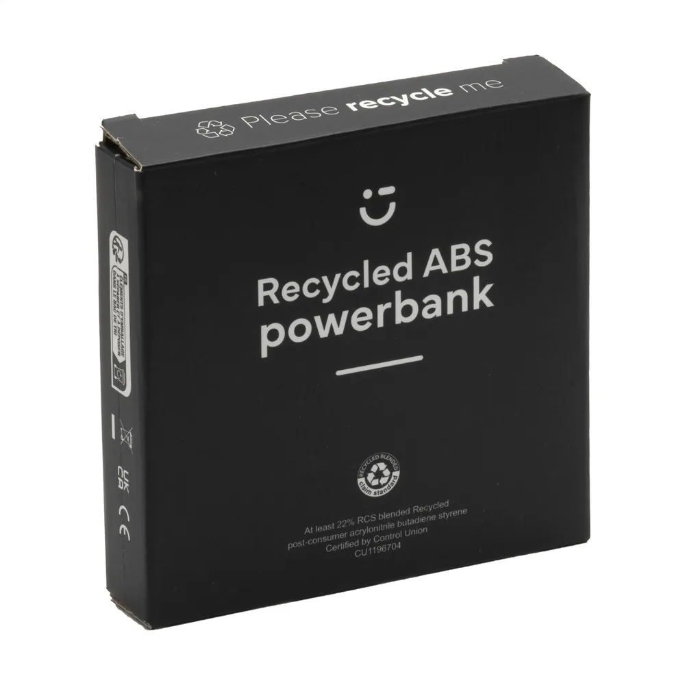 Compact 5000 RCS Recycled ABS Powerbank — productfoto 6
