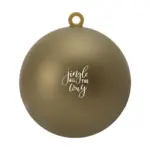 Kerstbal Ø 7 cm Recycled PP - Made in Europe, goud