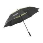 Morrison RPET paraplu 27 inch, groen/zwart (± pms 5763c, black)