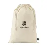Gift Pouch Naturel GRS Recycled Cotton (150 g/m²) L
