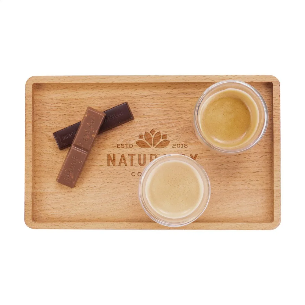 Holz Serviertablett Bowls and Dishes bedrucken mit Rand 24cm — Produktfoto 4