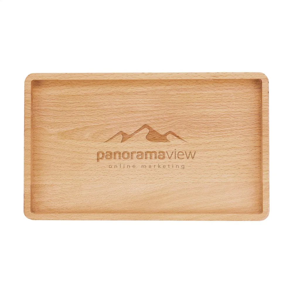 Holz Serviertablett Bowls and Dishes bedrucken mit Rand 24cm — Produktfoto 5