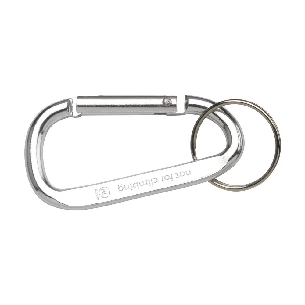 Custom Carabiner Keychain GRS Recycled Aluminium 6cm — product photo 10