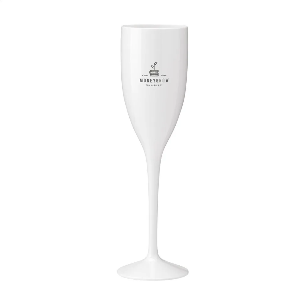 Lunaire Herbruikbaar Kunststof Champagneglas 150 ml wit - Hidalgo-werbeartikel Lunaire Herbruikbaar Kunststof Champagneglas 150 ml, wit