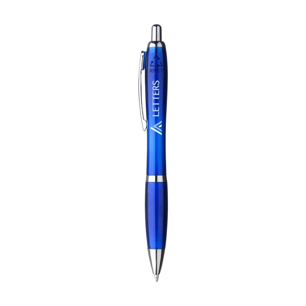 Athos GRS RPET pennen blauw ± pms reflex blue - Hidalgo-werbeartikel Athos GRS RPET pennen, blauw (± pms reflex blue)