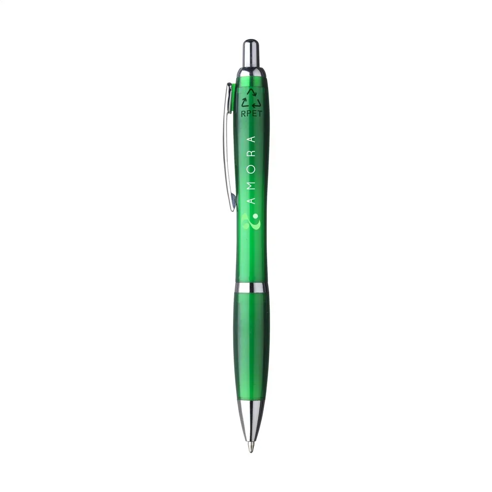 Athos GRS RPET pennen groen ± pms 341 - Hidalgo-werbeartikel Athos GRS RPET pennen, groen (± pms 341)