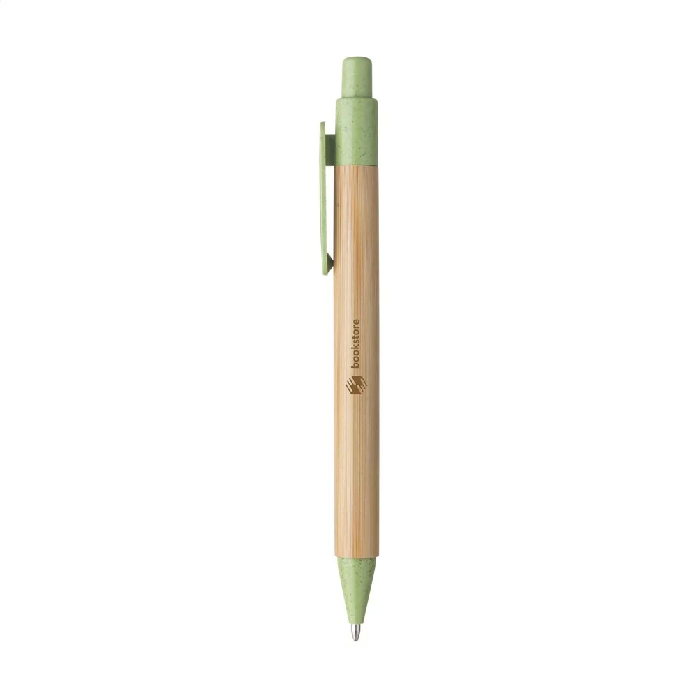 Bamboo Wheat Pen tarwestro pennen productfoto 8 - Hidalgo-werbeartikel Bamboo Wheat Pen tarwestro pennen — productfoto 8