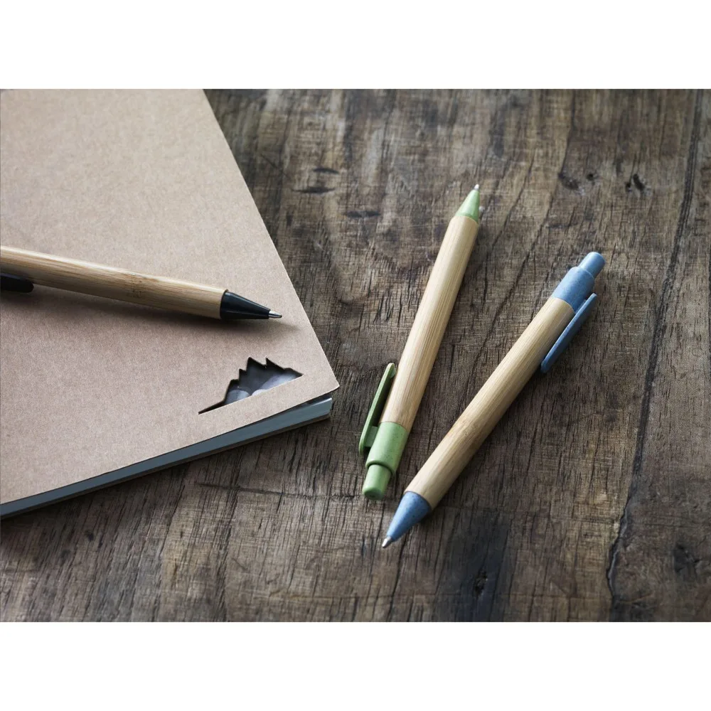 Bamboo Wheat Pen tarwestro pennen productfoto 10 - Hidalgo-werbeartikel Bamboo Wheat Pen tarwestro pennen — productfoto 10