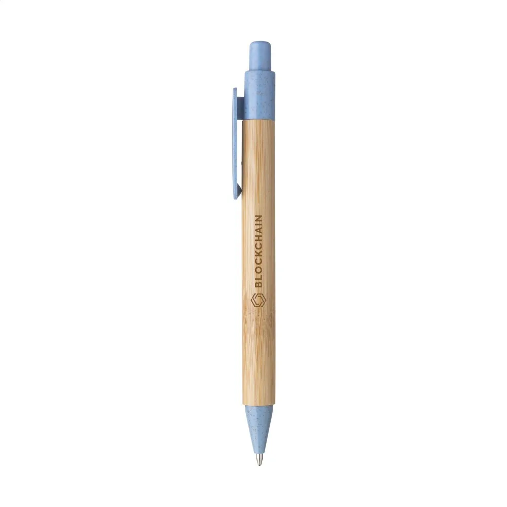 Bamboo Wheat Pen tarwestro pennen productfoto 14 - Hidalgo-werbeartikel Bamboo Wheat Pen tarwestro pennen — productfoto 14