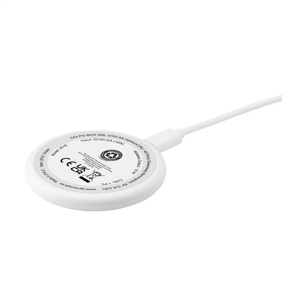 All-in-one RCS Recycled 15W Magnetic Wireless Charger