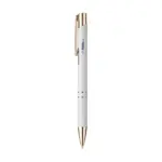 Ebony RCS Recycled Alu Rose Gold pennen, wit