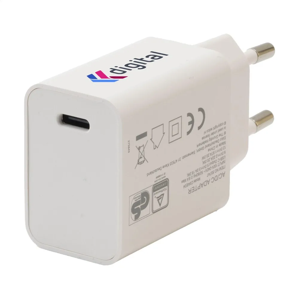 Grundig Wall Charger 230V oplader productfoto 4 - Hidalgo-werbeartikel Grundig Wall Charger 230V oplader — productfoto 4