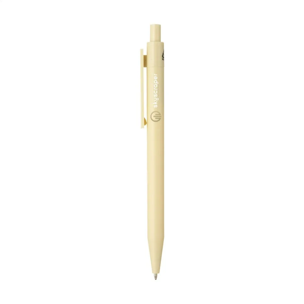 DigiClip GRS Recycled Pen beige ± pms 4247c - Hidalgo-werbeartikel DigiClip GRS Recycled Pen, beige (± pms 4247c)