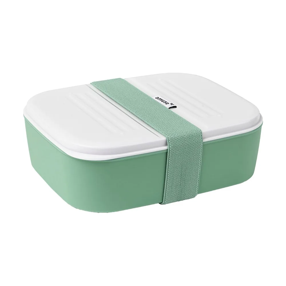 Amuse Lunchbox 3-in-1 productfoto 6 - Bidons & Shakers Custom Amuse 3-in-1 Lunch Box - Cutlery, Microwave, 1.2L — product photo 6