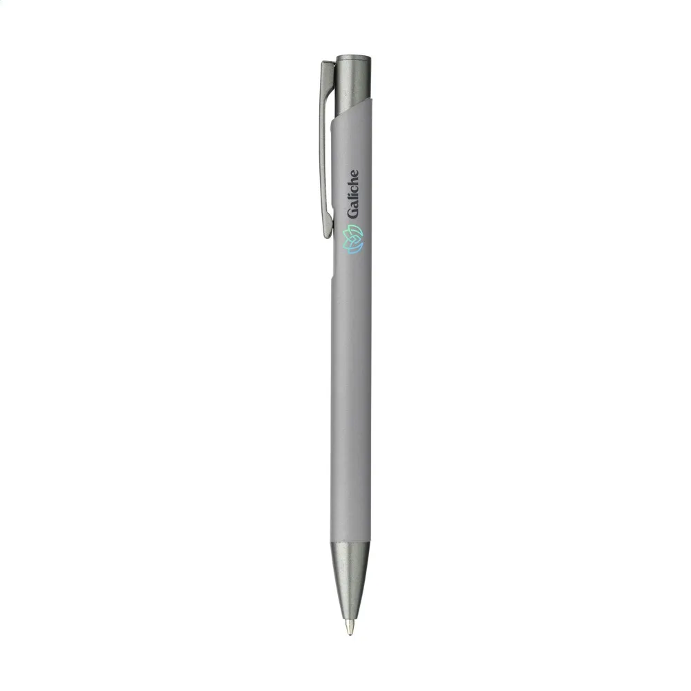 Ebony Soft RCS Recycled Alu SoftTouch Pen antraciet ± pms 4276c - Hidalgo-werbeartikel Ebony Soft RCS Recycled Alu SoftTouch Pen, antraciet (± pms 4276c)