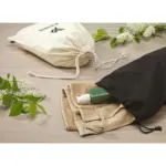 Gift Pouch GRS Recycled Cotton (150 g/m²) L — productfoto 6
