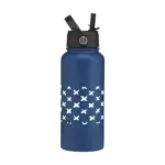 Eddy RCS Recycled Steel Bottle 900 ml thermosfles, ocean blue (± pms 2188c)