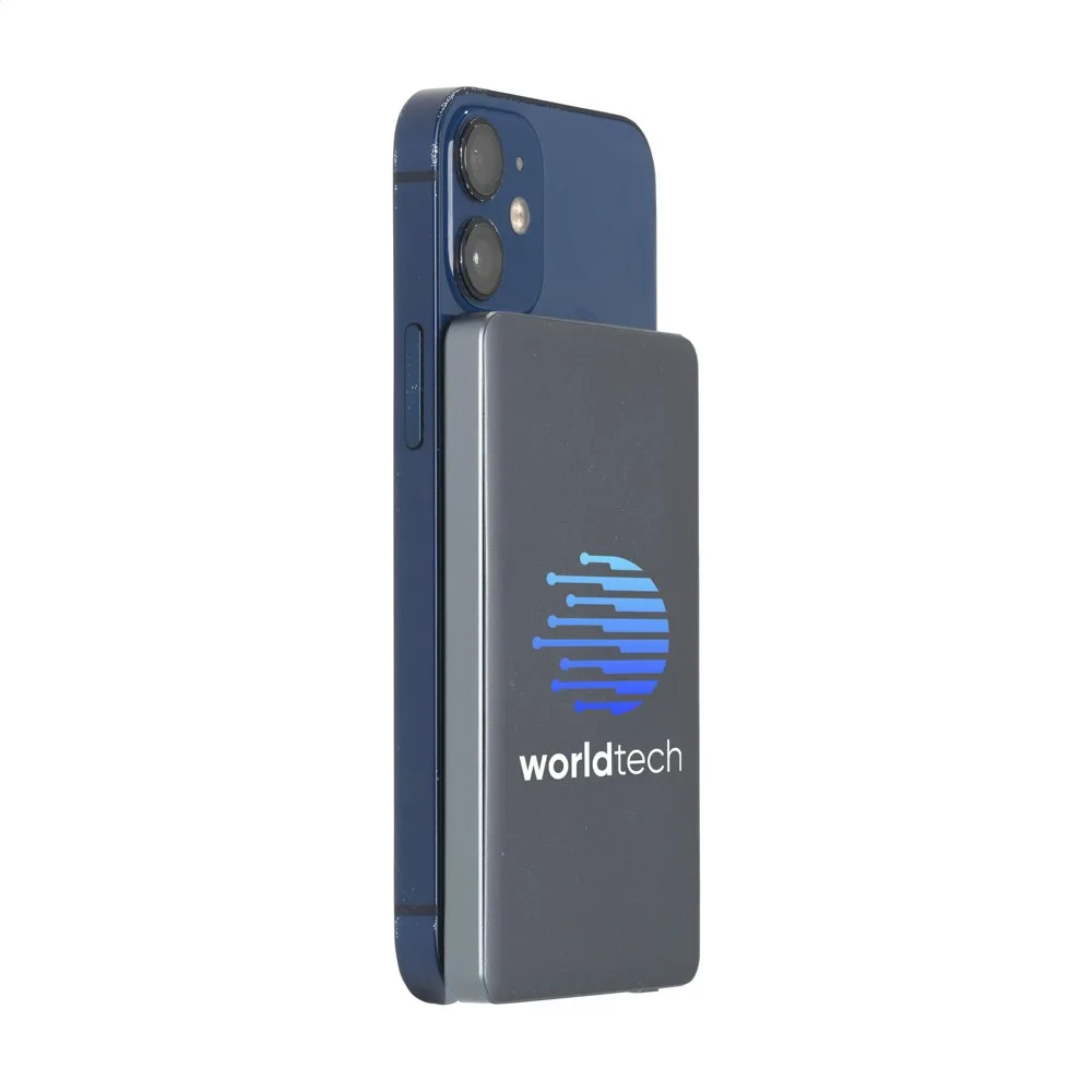 Wireless RCS Recycled Alu Magsafe Powerbank 5000 — productfoto 12