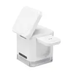 Cube Magsafe 3-in-1 RCS Recycled ABS Charging Stand wit - Hidalgo-werbeartikel Cube Magsafe 3-in-1 RCS Recycled ABS Charging Stand, wit