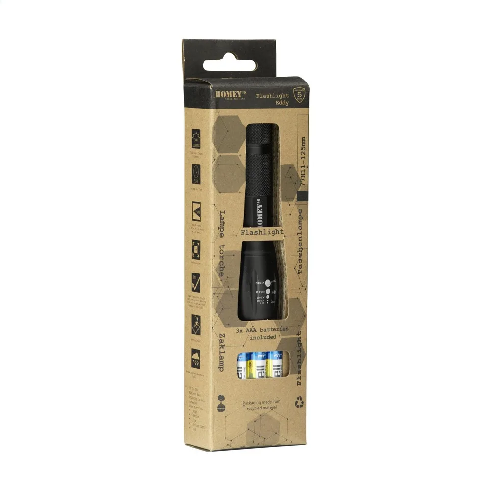 Homey's Eddy DIY Flashlight zaklamp — productfoto 9
