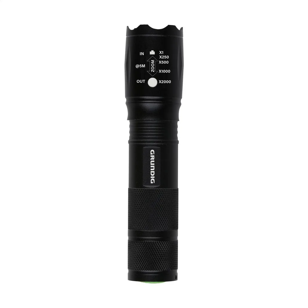Grundig 1W LED-Torch Zoom zaklamp productfoto 3 - Hidalgo-werbeartikel Grundig 1W LED-Torch Zoom zaklamp — productfoto 3