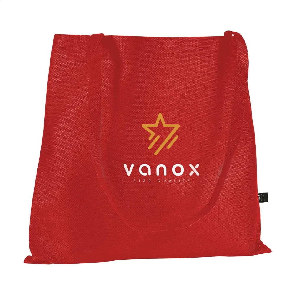 Shopper GRS RPET (80 g/m²) winkeltas, rood (± pms 185c)