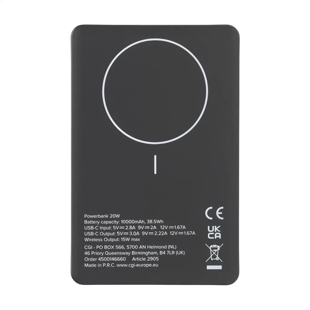 Wireless RCS Recycled Alu Magsafe Powerbank 10000 productfoto 15 - Hidalgo-werbeartikel Wireless RCS Recycled Alu Magsafe Powerbank 10000 — productfoto 15
