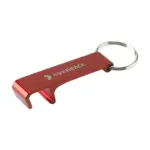 Alu Opener Phone Stand GRS Recycled, rood (± pms 207c)