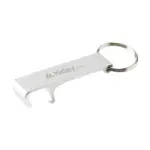 Alu Opener Phone Stand GRS Recycled, zilver