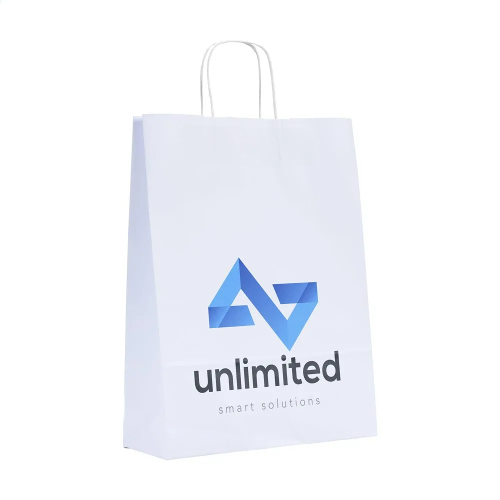 Pagari Paper Bag A3 papieren tas wit - Hidalgo-werbeartikel Pagari Paper Bag A3 papieren tas, wit