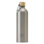 SteelBamboo RCS Recycled Steel 750 ml waterfles, zilver