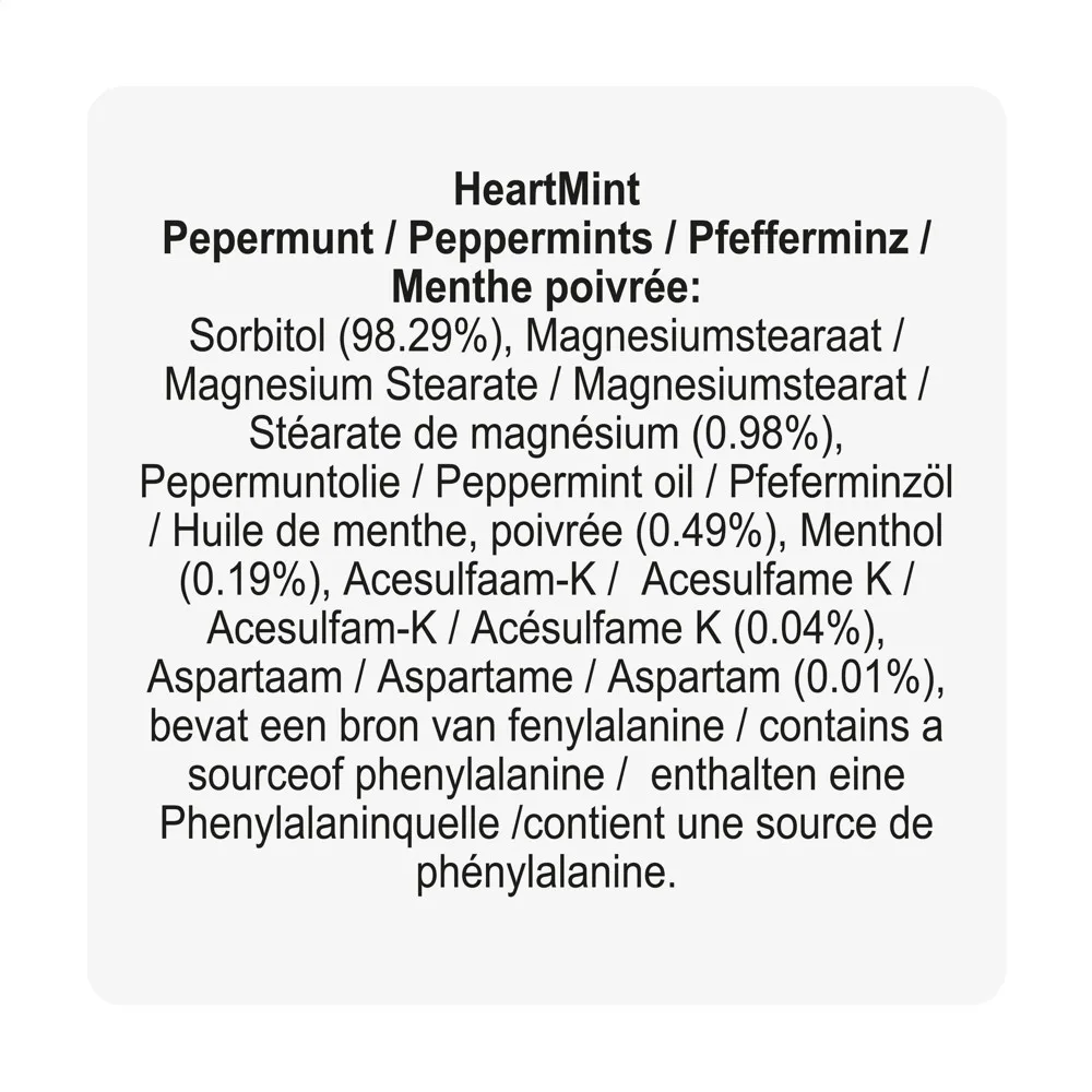 HeartMint pepermuntjes productfoto 4 - Hidalgo-werbeartikel HeartMint pepermuntjes — productfoto 4