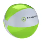 BeachBall Ø 30 cm, wit/lime