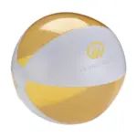 BeachBall Ø 30 cm, wit / oranje
