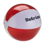 BeachBall Ø 30 cm, wit / rood
