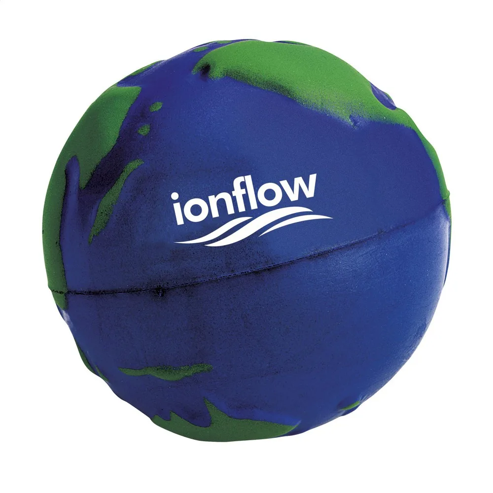 StressGlobe Ø 65 cm stressbal productfoto 3 - Hidalgo-werbeartikel StressGlobe Ø 6,5 cm stressbal — productfoto 3