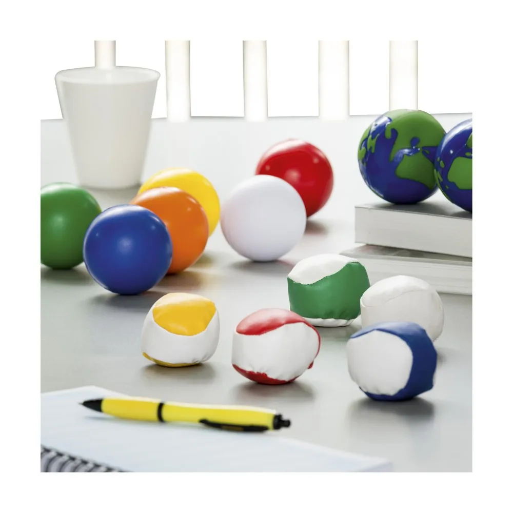 StressGlobe Ø 65 cm stressbal productfoto 2 - Hidalgo-werbeartikel StressGlobe Ø 6,5 cm stressbal — productfoto 2