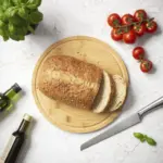 Pizzabrett Tramonti bedrucken FSC Bambus Saftrille 35cm — Produktfoto 8