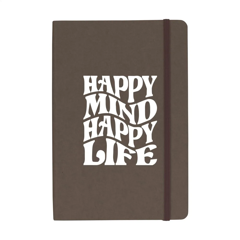 CraftCover Notebook A5 notiteboek bruin ± pms 7519c - Hidalgo-werbeartikel CraftCover Notebook A5 notiteboek, bruin (± pms 7519c)