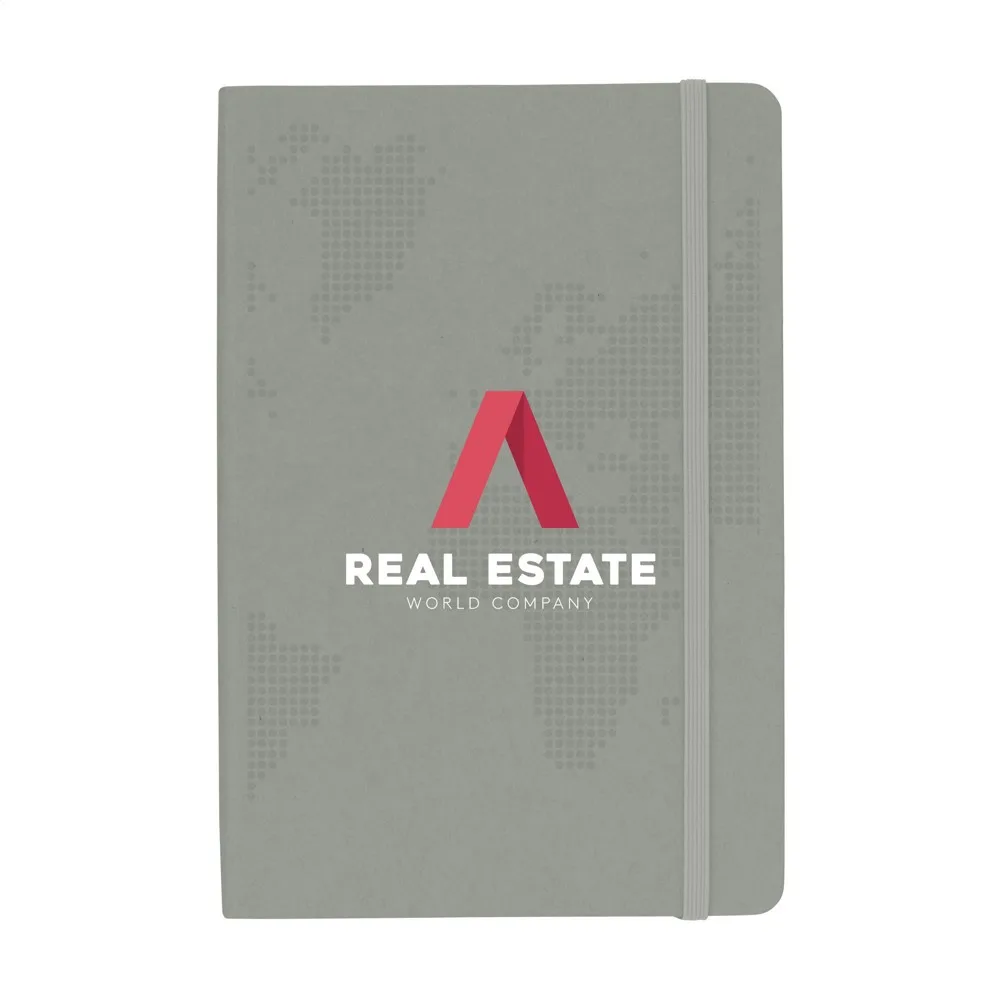 CraftCover Notebook A5 notiteboek grijs ± pms 7538c - Hidalgo-werbeartikel CraftCover Notebook A5 notiteboek, grijs (± pms 7538c)