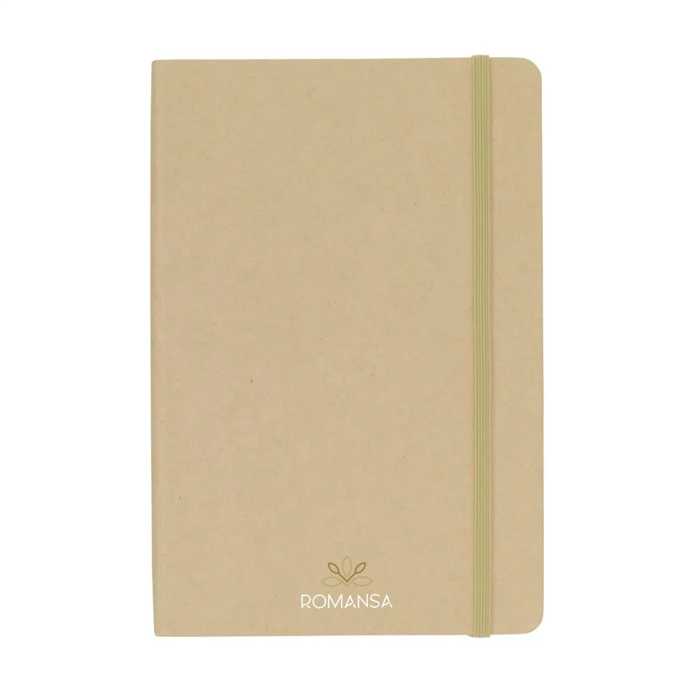 CraftCover Notebook A5 notiteboek naturel - Hidalgo-werbeartikel CraftCover Notebook A5 notiteboek, naturel