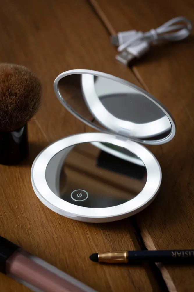 GlamLight Make-Up Mirror spiegeltje productfoto 11 - Hidalgo-werbeartikel GlamLight Make-Up Mirror spiegeltje — productfoto 11