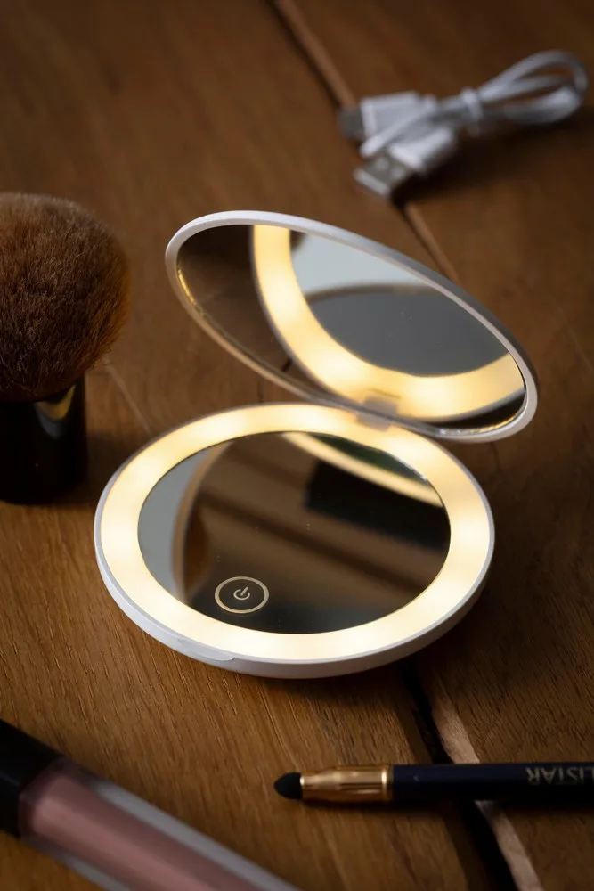 GlamLight Make-Up Mirror spiegeltje productfoto 12 - Hidalgo-werbeartikel GlamLight Make-Up Mirror spiegeltje — productfoto 12