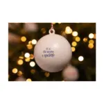 Kerstbal Ø 7cm Recycled PP Box - Made in Europe — productfoto 12